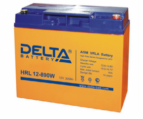 Аккумуляторная батарея Delta HRL 12-890W