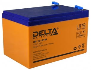 Аккумуляторная батарея Delta HR 12-51 W